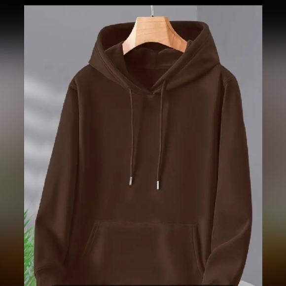 Other - NEW Men's Brown Hoodie Sweater